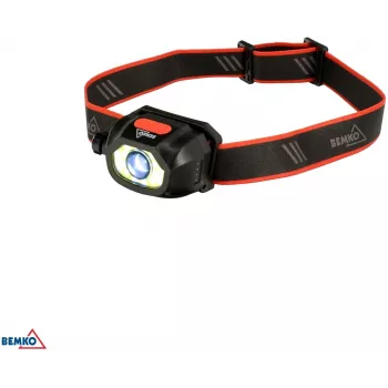 BEMKO C49-LTC02 multifunkčná nabíjateľná LED čelovka, 200lm, 6500K, 1200mAh, IP44