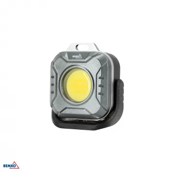 BEMKO C49-LTW08 multifunkčná LED baterka 1200 mAh IP44 čierna