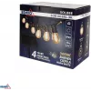 BEMKO SOLBEE solárna LED záhradná reťaz 10 LED 10m teplá biela 3000K IP65 čierna