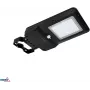 BEMKO SOLGER 20W solárne LED pouličné svietidlo 3000lm voliteľná CCT 3000/4000/6000K IP65 čierna s PIR senzorom