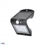 BEMKO TRINGO solárne LED svetlo 1,5W 220lm 4000K IP65 čierne s PIR senzorom C83-SOT-001BL-PIR