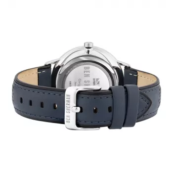 BEN SHERMAN pánske hodinky WB038U 43 mm čierny ciferník čierny remienok z umelej kože