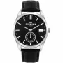 Ben Sherman pánske WB039BB analógové quartzové hodinky 43 mm čierny ciferník čierny kožený remienok