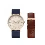 BERING MAN 14240-864 40 mm modrý ciferník modrý milánsky mesh náramok