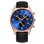 Bering pánske Classic Minimalist quartz hodinky 10542-567 42mm ružové zlato hnedá