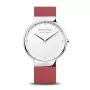 BERING pánske Classic quartz hodinky 15540-500 40 mm modrý ciferník strieborný milánsky náramok