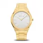 Bering pánske Classic quartzové hodinky 19641-730 45mm modrý ciferník oceľový mesh