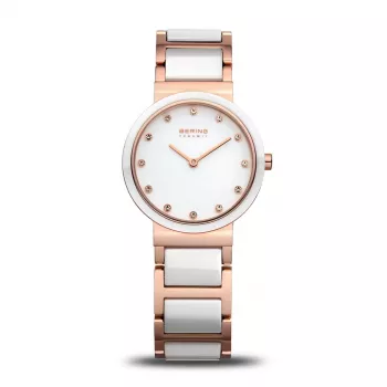 Bering dámske Classic quartz hodinky 10725-766 strieborné nerez mesh 25mm