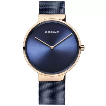 BERING dámske hodinky Classic quartz 14531-367 19 mm ružové zlato oceľ mesh