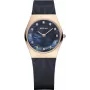 BERING dámske Classic quartz hodinky 26mm ružové zlato nerezová oceľ mesh hnedý sunray ciferník