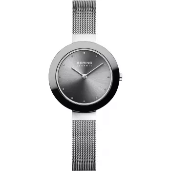 Bering dámske Classic quartzové hodinky 29 mm ružové zlato hnedá milánske mesh