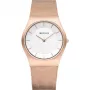 BERING dámske hodinky 11930-366 (30 mm) - ružové zlato nerezová oceľ mesh