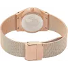 BERING dámske hodinky 12430-366 30 mm ružové zlato nerezová oceľ hnedý Sunray ciferník