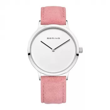 BERING dámske hodinky 14937-604 39mm modrý ciferník strieborný milánsky remienok