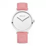 BERING dámske hodinky 14937-604 39mm modrý ciferník strieborný milánsky sieťkovaný remienok
