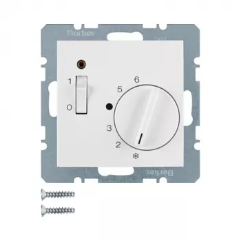Berker 20301909 izbový termostat s rozpínacím kontaktom centrálny diel (230 V AC, 10 A)