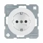 Berker 47232089 SCHUKO zásuvka (typ F), polárna biela lesklá, 16 A 250 V, podomietková, pre série R.1/R.3/R.7