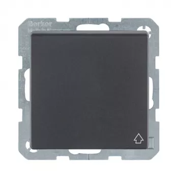 Berker 47516086 SCHUKO zásuvka s krytom, Q.1/Q.3, antracit matná