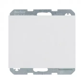 Berker 47517209 Schuko zásuvka s vyklápacím krytom, biela