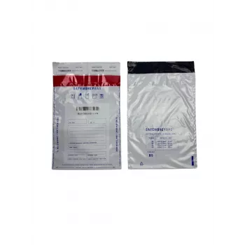 BESTPAK SAFEMONEYBAG bezpečnostné vkladacie obálky transparentné B5 190x260+35 mm 100 kusov