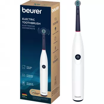 Beurer TB 15 Green Planet elektrická zubná kefka biela sonická okrúhla hlava 3 programy 2 hlavice 104,92