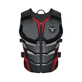 bHaptics TactSuit Air Onyx haptická vesta so 40 vibračnými motormi, Bluetooth, USB-C, priedušná sieťovina, čierna