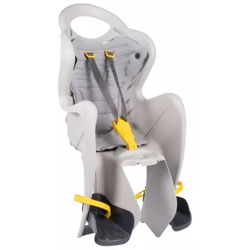 BIKE SEAT B-FIX detská cyklosedačka vzadu s rýchloupínaním, sivá/oranžová, 9-22 kg, EN 14344