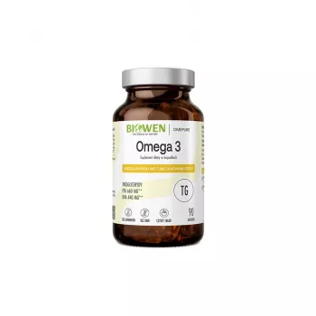 BIOWEN Omega 3 - 660 mg EPA, 440 mg DHA – výživový doplnok pre ľudí – 90 kapsúl