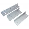 BIRA MG280ZL ZL-Type montážna sada uholníkov pre HARTTE 280kg elektromagnetické zámky, hliník, strieborná
