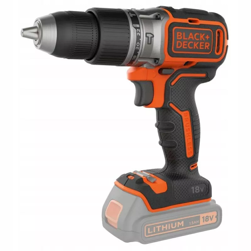 Black & Decker BL188N-XJ 18V bezuhlíkový príklepový skrutkovač 1650 RPM