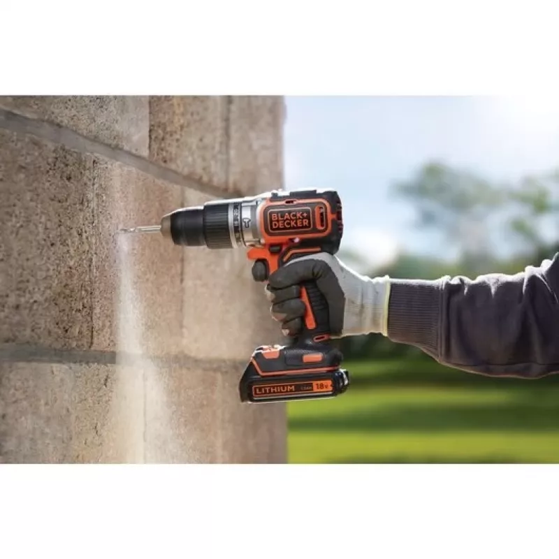 Black & Decker BL188N-XJ 18V bezuhlíkový príklepový skrutkovač 1650 RPM