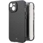 Black Rock Cover 360° sklo pre Apple iPhone 15, pravá karbon 00221252
