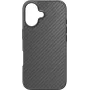 BLACK ROCK Robust Carbon puzdro pre Apple iPhone 16 – čierne 00228081