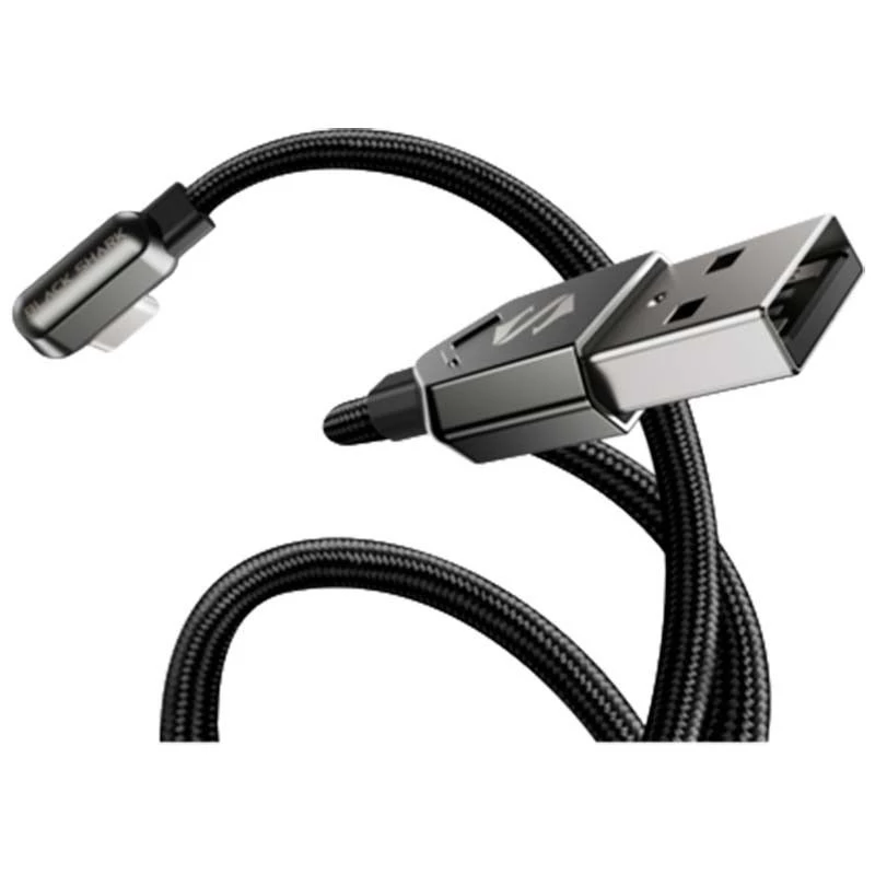 Black Shark USB-A na USB-C kábel 1,2 m čierny
