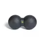 Blackroll DuoBall 8 cm fasciálna masážna loptička - čierna