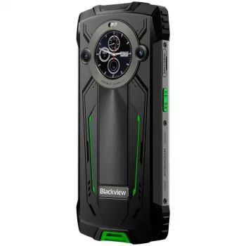 Blackview BV8200 Rugged 4G LTE smartphone 6,5 palca FHD+ 120Hz, 1,3 palca sekundárny displej, 12GB RAM, 256GB úložisko, 8800mAh batéria, 50MP+13MP zadné kamery, 32MP predná kamera, IP68/IP69K/MIL-STD-810H, NFC, čítačka odtlačkov, zelený