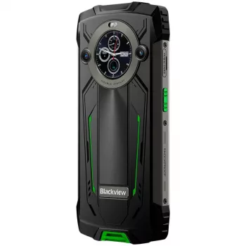 Blackview BV8200 Rugged 4G LTE smartphone 6,5 palca FHD+ 120Hz, 1,3 palca sekundárny displej, 12GB RAM, 256GB úložisko, 8800mAh batéria, 50MP+13MP zadné kamery, 32MP predná kamera, IP68/IP69K/MIL-STD-810H, NFC, čítačka odtlačkov, zelený
