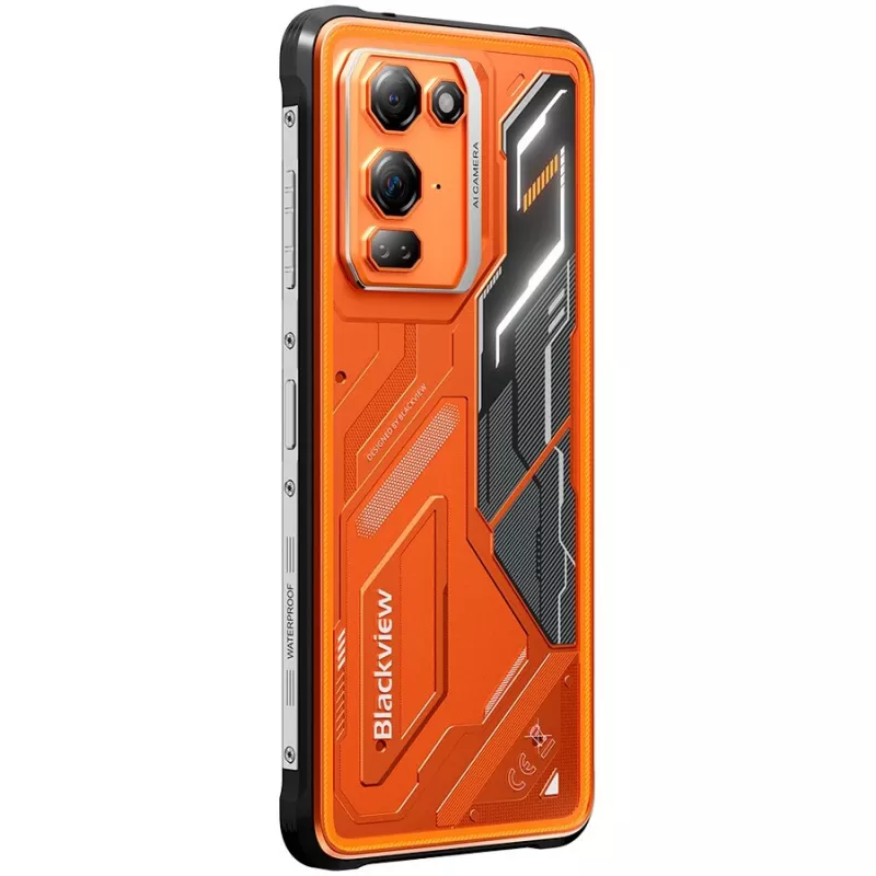 Blackview Fort 200 smartfón, 6GB/256GB, oranžový