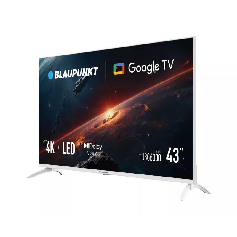 Blaupunkt 43UBG6010S 43 palcov (108 cm) 4K Ultra HD Google TV, biela