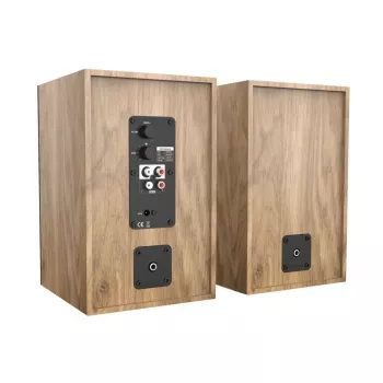Blaupunkt BS40OK 2-pásmový pasívny regálový reproduktor, 40W RMS, 4 Ohm, hnedý (pár)