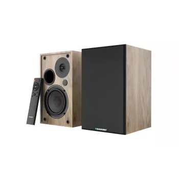 Blaupunkt BS40OK 2-pásmový pasívny regálový reproduktor, 40W RMS, 4 Ohm, hnedý (pár)