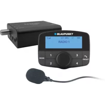 Blaupunkt DABNPLAY 550 DAB+ prijímač s FM vysielačom, Bluetooth handsfree, diaľkovým ovládačom, čierna 2 010 025 000 000