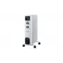 Blaupunkt HOR401 2000 W olejový radiátor kúrenie, biela, 3 stupne ohrevu, nastaviteľný termostat, ochrana proti prehriatiu, ochrana proti prevráteniu, 9 rebier, tichá prevádzka, pre miestnosti do 25 m²