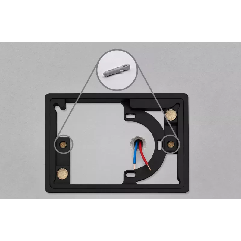 BLEBOX framePanelM biely nástenný montážny rám pre ControlPanelM