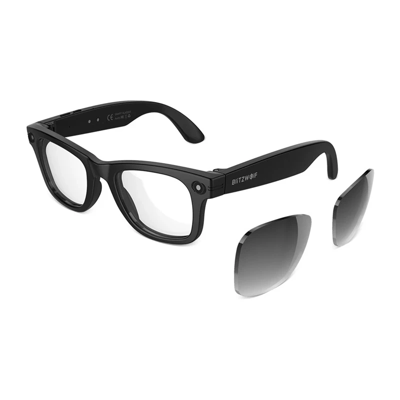 BlitzWolf BW-AG1 Pro AI smart okuliare s vymeniteľnými fotochromatickými sklami