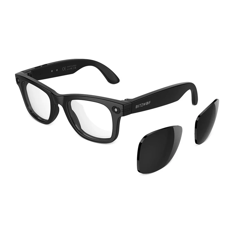 BlitzWolf BW-AG1 Pro smart AI okuliare s vymeniteľnými slnečnými sklami