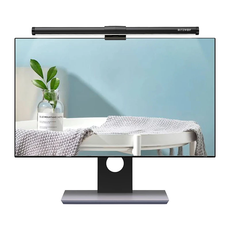BlitzWolf BW-CML2 Air Monitor Light s CO2, TVOC, teplotným a vlhkostným senzorom – stmievateľná LED lišta, 2700-6500K, CRI Ra95, USB-C
