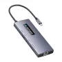 BlitzWolf BW-NEW TH8 10-in-1 USB-C hub adaptér s 4K HDMI, 3x USB 3.0, 2x USB 2.0, Gigabit Ethernet, 100W PD, SD/TF čítačka kariet, Space Gray