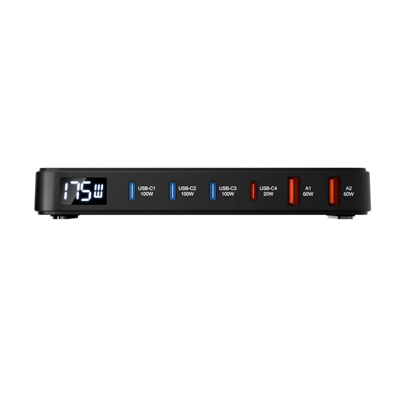 Blitzwolf BW-S30 6-in-1 nabíjacia stanica 4xUSB-C + 2xUSB 175W