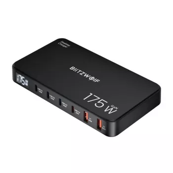 Blitzwolf BW-S30 6-in-1 nabíjacia stanica 4xUSB-C + 2xUSB 175W